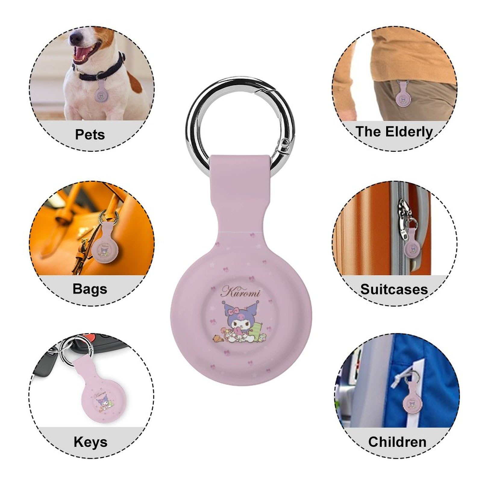 Amazon.co.jp: クロミ Airtagケース Airtag保護ケース かわいい